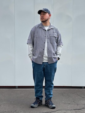 コロンビア公式さん（メンズ・180cm）の夏コーディネート