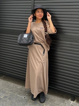 コロンビア公式さん（レディース・160cm）の夏コーディネート