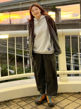 「秋」｜「アイテム（ブルゾン）」を使った、コロンビア公式さん（レディース・165cm）の秋コーディネート