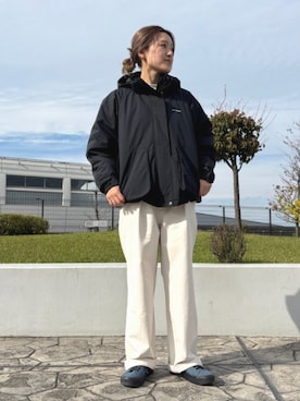 「アウトドアミックス」｜コロンビア公式さん（レディース・159cm）の秋コーディネート