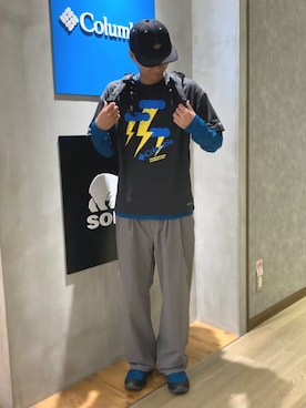 コロンビア公式さん(メンズ・184cm)の秋コーディネート