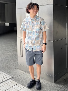 コロンビア公式さん(メンズ・168cm)の夏コーディネート