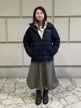コロンビア公式さん(レディース・155cm)の冬コーディネート