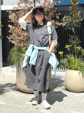 「アウトドア」｜コロンビア公式さん（レディース・155cm）の春コーディネート