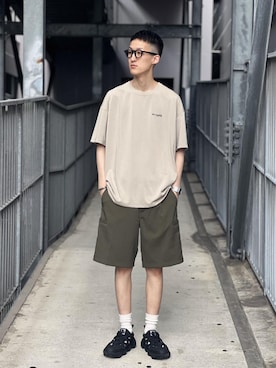 「アウトドアミックス」｜コロンビア公式さん（メンズ・182cm）の夏コーディネート