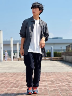 コロンビア公式さん（メンズ・178cm）の夏コーディネート