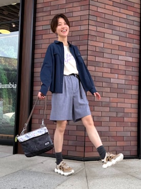 「コロンビア」｜コロンビア公式さん（レディース・165cm）の夏コーディネート