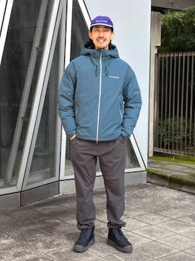 「オムニヒートインフィニティ」｜コロンビア公式さん（メンズ・178cm）の秋コーディネート