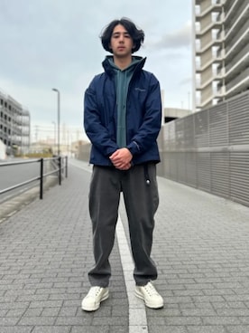 コロンビア公式さん（メンズ・173cm）の冬コーディネート