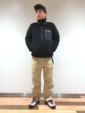 コロンビア公式さん(メンズ・179cm)の冬コーディネート