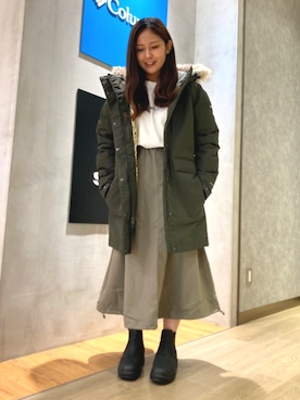 コロンビア公式さん（レディース・151cm）の秋コーディネート