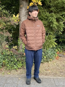 「アイテム（ブーツ）」を使った、コロンビア公式さん（メンズ・181cm）の秋コーディネート