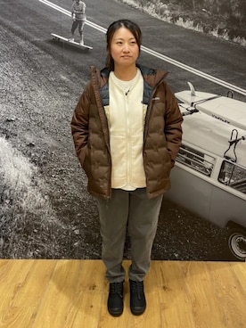 コロンビア公式さん(レディース・160cm)の冬コーディネート