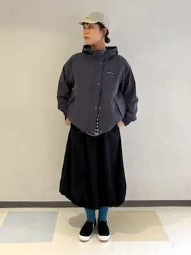 「Columbia（コロンビア）のアイテム」を使った、コロンビア公式さん（レディース・169cm）の春コーディネート