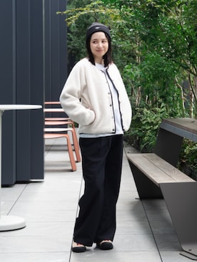 「アイテム（ニットキャップ/ビーニー）」を使った、コロンビア公式さん（レディース・155cm）の秋コーディネート