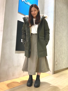 「オムニヒートインフィニティ」｜コロンビア公式さん（レディース・151cm）の秋コーディネート