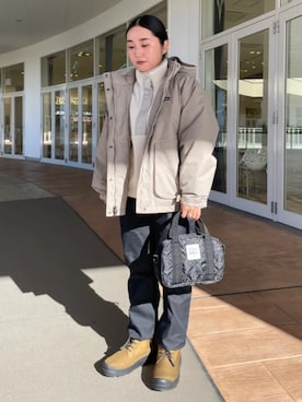 「アイテム（ナイロンジャケット）」を使った、コロンビア公式さん（レディース・155cm）の冬コーディネート