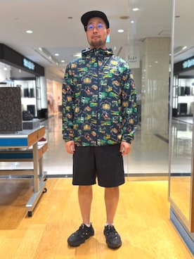 「アイテム（パンツ）」を使った、コロンビア公式さん（メンズ・171cm）の夏コーディネート