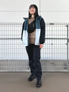 コロンビア公式さん（レディース・165cm）の冬コーディネート
