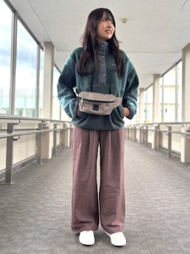 「アイテム（その他トップス）」を使った、コロンビア公式さん（レディース・157cm）の秋コーディネート