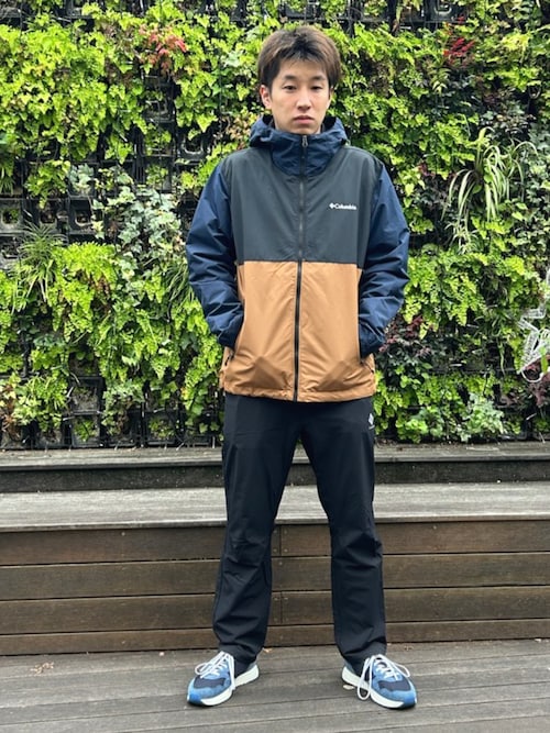 CSJコロンビア公式さんのナイロンジャケットを使ったコーディネート