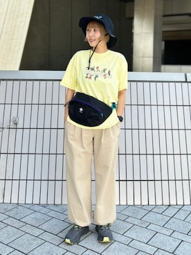 「Columbia（コロンビア）のアイテム」を使った、コロンビア公式さん（レディース・162cm）の春コーディネート