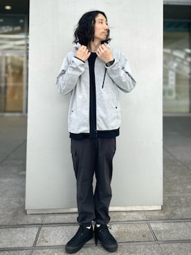 「コロンビア」｜「アイテム（その他アウター）」を使った、コロンビア公式さん（メンズ・176cm）の秋コーディネート