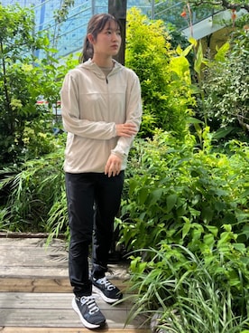 コロンビア公式さん(レディース・158cm)の夏コーディネート