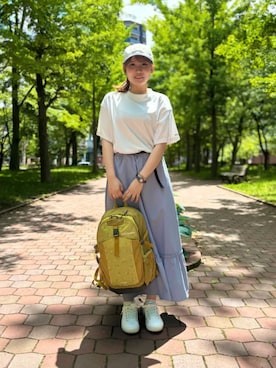 コロンビア公式さん(レディース・157cm)の夏コーディネート