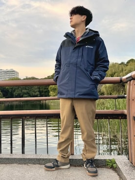 「アウトドアミックス」｜コロンビア公式さん（メンズ・174cm）の秋コーディネート