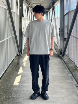 コロンビア公式さん（メンズ・164cm）の夏コーディネート