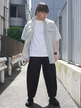 「アウトドア」｜コロンビア公式さん（メンズ・168cm）の春コーディネート