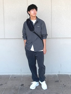 コロンビア公式さん(メンズ・175cm)の夏コーディネート