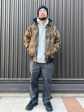 コロンビア公式さん(メンズ・171cm)の冬コーディネート