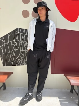 コロンビア公式さん（メンズ・175cm）の夏コーディネート