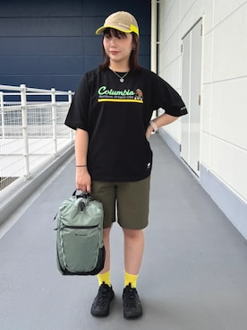 コロンビア公式さん(レディース・160cm)の夏コーディネート