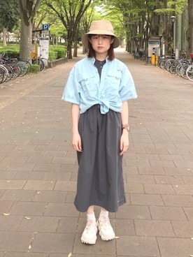 「アウトドア」｜コロンビア公式さん（レディース・158cm）の春コーディネート