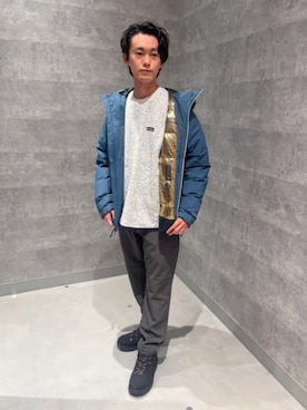 「アイテム（その他トップス）」を使った、コロンビア公式さん（メンズ・166cm）の冬コーディネート