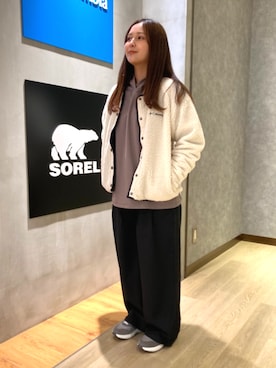 「アイテム（ブルゾン）」を使った、コロンビア公式さん（レディース・151cm）の秋コーディネート