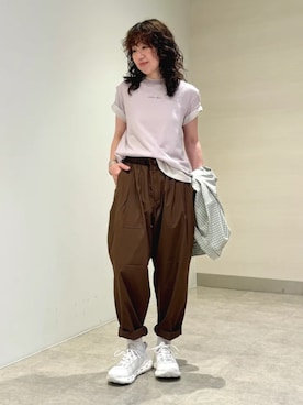 「Columbia（コロンビア）のアイテム」を使った、コロンビア公式さん（レディース・154cm）の夏コーディネート