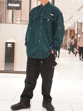 コロンビア公式さん（メンズ・174cm）の秋コーディネート