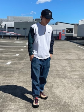 コロンビア公式さん（レディース・176cm）の秋コーディネート