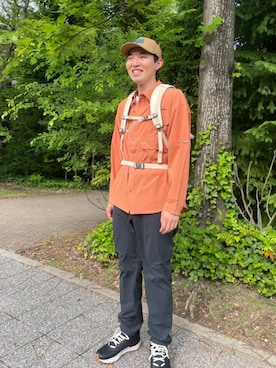 コロンビア公式さん（メンズ・175cm）の夏コーディネート