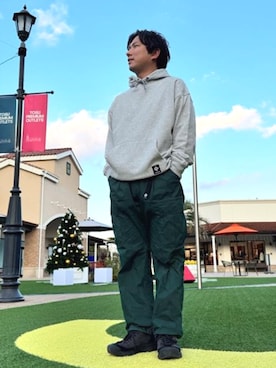 「アウトドアミックス」｜コロンビア公式さん（メンズ・170cm）の冬コーディネート