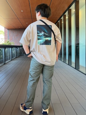 コロンビア公式さんの「Columbia／ロマビスタ パンツ／コロンビア／ストレッチ・キャンバス素材／リラックステーパード」を使ったコーディネート