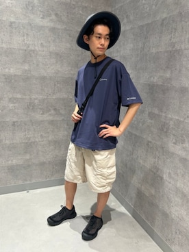 コロンビア公式さん(メンズ・166cm)の夏コーディネート