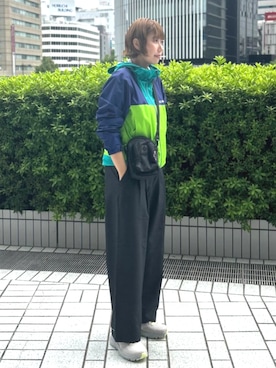 「アイテム（ナイロンジャケット）」を使った、コロンビア公式さん（レディース・162cm）の秋コーディネート