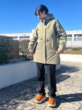 「コロンビア」｜「アイテム（ブルゾン）」を使った、コロンビア公式さん（レディース・165cm）の冬コーディネート