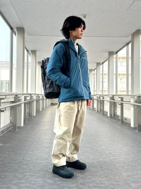 「オムニヒートインフィニティ」｜コロンビア公式さん（メンズ・172cm）の冬コーディネート