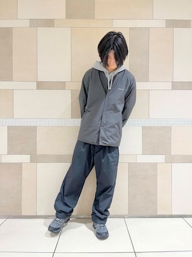 「撥水」｜「アイテム（その他アウター）」を使った、佐藤　壮留さん（メンズ・175cm）の秋コーディネート